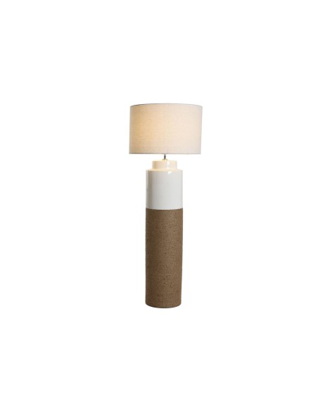 Lampadaire Home ESPRIT Blanc Marron 220 V 50 X 50 X 139,5 cm