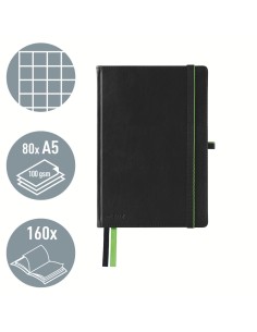 Bloc de Notes Leitz Complete Noir A5 80 Volets 2