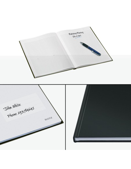 Bloc de Notes Leitz Solid Noir A4 80 Volets
