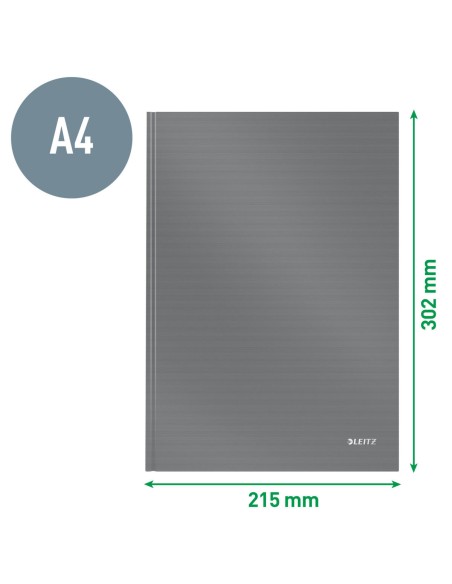 Bloc de Notes Leitz Solid Noir A4 80 Volets