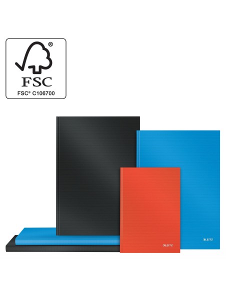 Bloc de Notes Leitz Solid Noir A4 80 Volets