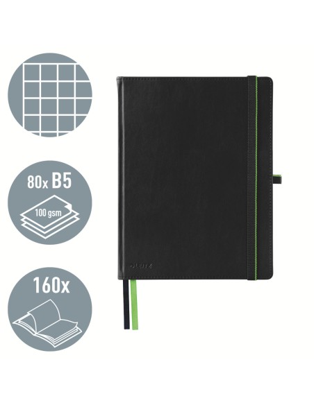 Bloc de Notes Leitz Complete Noir 80 Volets