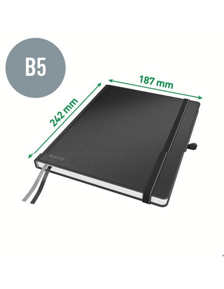 Bloc de Notes Leitz Complete Noir 80 Volets