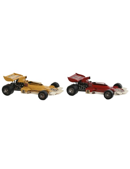 Figurine Décorative Home ESPRIT Jaune Rouge Vintage 27 x 16 x 8 cm (2 Unités)
