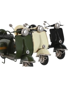 Figurine Décorative Home ESPRIT Blanc Noir Vert Vintage 26 x 10 x 16,5 cm (3 Unités) 2