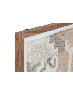 Cadre Home ESPRIT Marron Beige Abstrait Indien 75 x 3 x 105 cm (2 Unités) 2