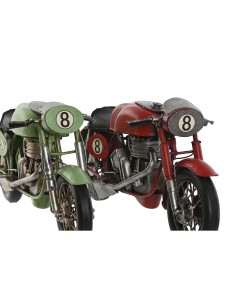 Figurine Décorative Home ESPRIT Rouge Vert Vintage 32 x 11 x 15 cm (2 Unités) 2