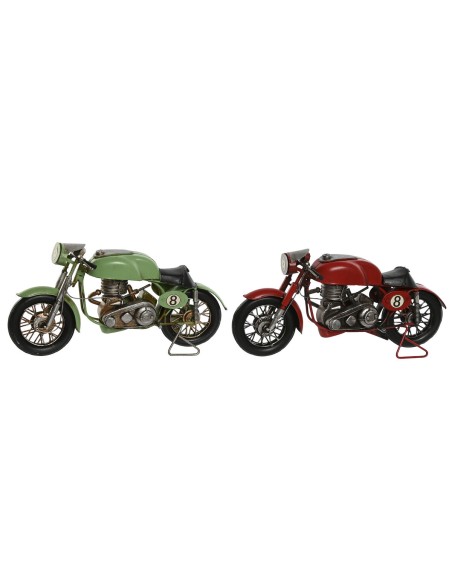 Figurine Décorative Home ESPRIT Rouge Vert Vintage 32 x 11 x 15 cm (2 Unités)