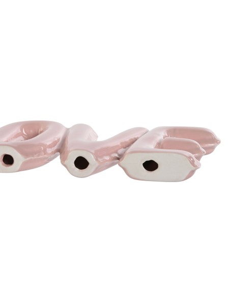 Figurine Décorative Home ESPRIT LOVE Jaune Rose Enfant 24 X 2,5 X 10 cm (2 Unités)