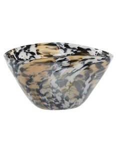Centre de Table Home ESPRIT Noir Crème Moderne 29 x 20 x 15,5 cm