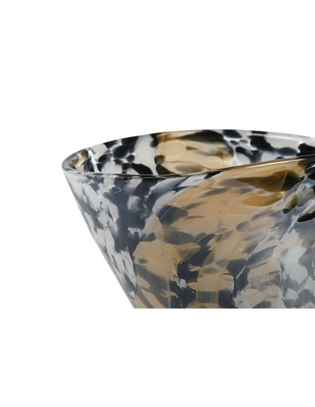Centre de Table Home ESPRIT Noir Crème Moderne 29 x 20 x 15,5 cm
