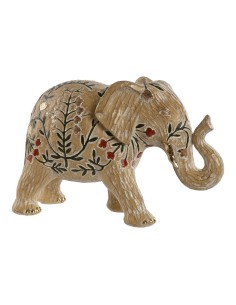 Figurine Décorative Home ESPRIT Multicouleur Eléphant 32,5 x 12,5 x 21 cm