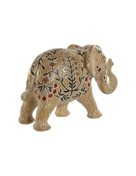 Figurine Décorative Home ESPRIT Multicouleur Eléphant 32,5 x 12,5 x 21 cm