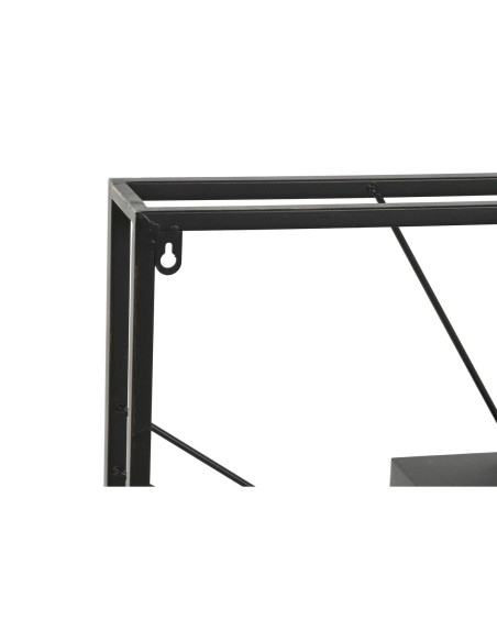 Horloge Murale Home ESPRIT Noir Doré Métal Verre 80 x 8 x 80 cm