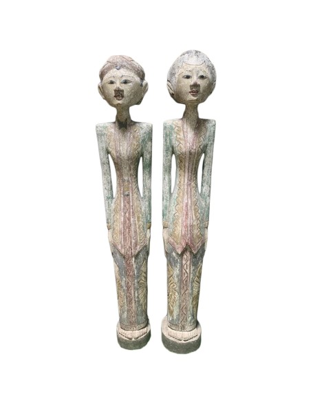 Figurine Décorative Home ESPRIT 35 x 15 x 102 cm (2 Pièces)