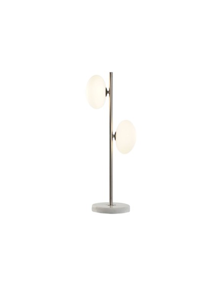 Lampe de bureau Home ESPRIT Verre Marbre 220 V 20 x 17 x 58 cm