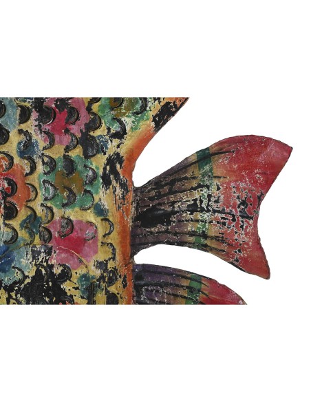Figurine Décorative Home ESPRIT Multicouleur Poisson 80 X 12 X 60 cm