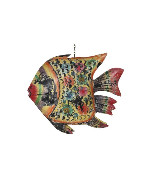 Figurine Décorative Home ESPRIT Multicouleur Poisson 80 X 12 X 60 cm