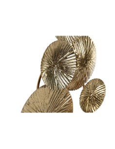 Figurine Décorative Home ESPRIT Doré Cercles 20 x 7,6 x 47 cm 2