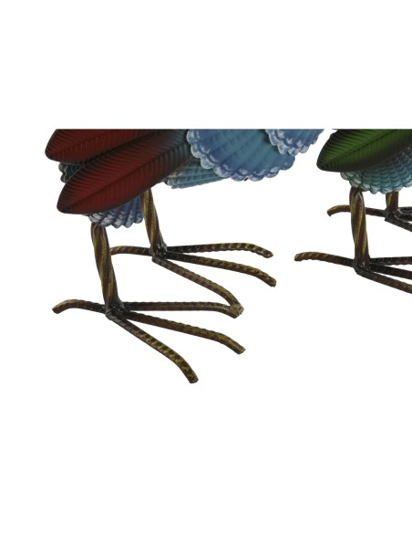 Figurine Décorative Home ESPRIT Multicouleur Coq 39,5 X 15 X 42 cm (2 Unités)