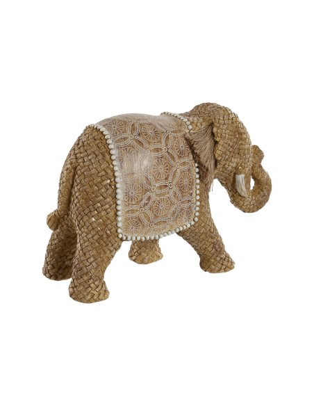 Figurine Décorative Home ESPRIT Naturel Eléphant 32 x 12 x 21 cm