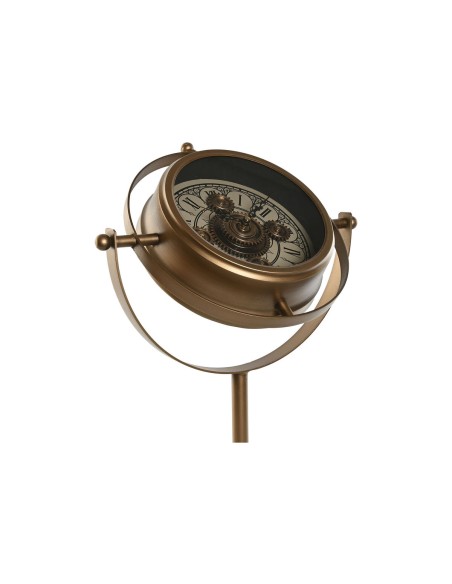 Horloge de table Home ESPRIT Doré Métal Verre 36 X 24 X 66,5 cm