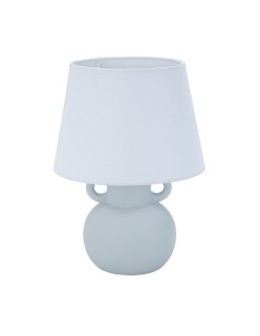 Lampe de bureau Versa Gris Lin Céramique 20 x 28 cm