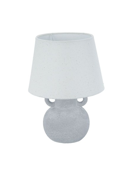 Lampe de bureau Versa Gris Lin Céramique 20 x 28 cm