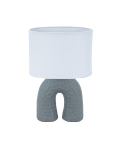 Lampe de bureau Versa Gris Céramique 18 x 28 cm