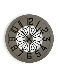 Horloge Murale Versa Bois MDF 60 x 6 x 60 cm