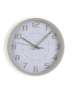 Horloge Murale Versa Beige Bois 4,2 x 30 x 30 cm