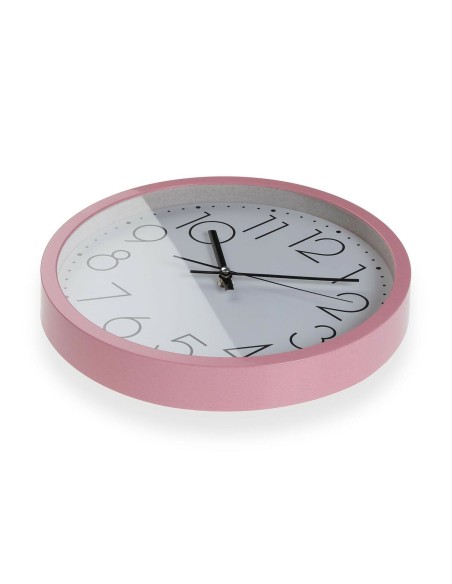 Horloge Murale Versa Rose Bois 4,2 x 30 x 30 cm