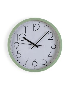 Horloge Murale Versa Vert Bois 4,2 x 30 x 30 cm