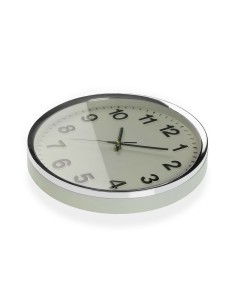 Horloge Murale Versa Blanc Plastique 4,8 x 32 x 32 cm 2