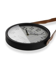 Horloge Murale Versa Les Deux Magots Métal 6 x 35 x 35 cm 2