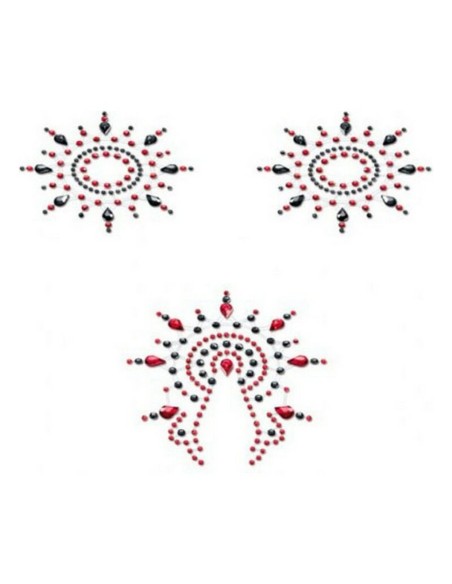 Ensembre Gloria  Noir & Rouge Mystim (3 pcs)