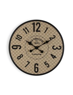Horloge Murale Versa Old Town Métal 4 x 40 x 40 cm