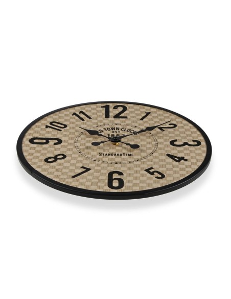 Horloge Murale Versa Old Town Métal 4 x 40 x 40 cm