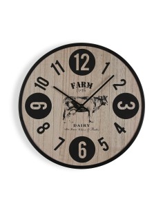 Horloge Murale Versa Farm Métal 4 x 40 x 40 cm