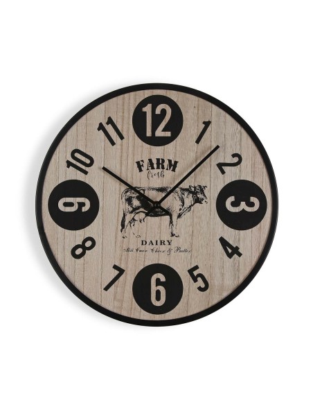 Horloge Murale Versa Farm Métal 4 x 40 x 40 cm