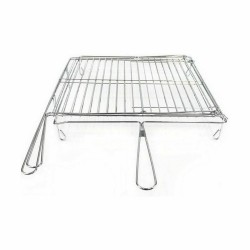 Grill Algon Chrome Plaque Tournante Argenté 45 x 50 x 9 cm (4 Unités) 2