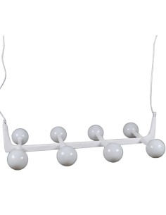 Suspension Home ESPRIT Blanc Métal Verre 110 x 45 x 23 cm