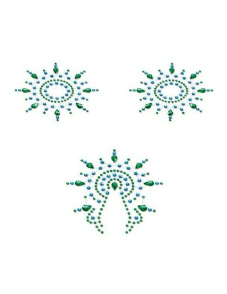 Bleu et Vert Flamboyant Mystim 46656 Turquoise (3 pcs)
