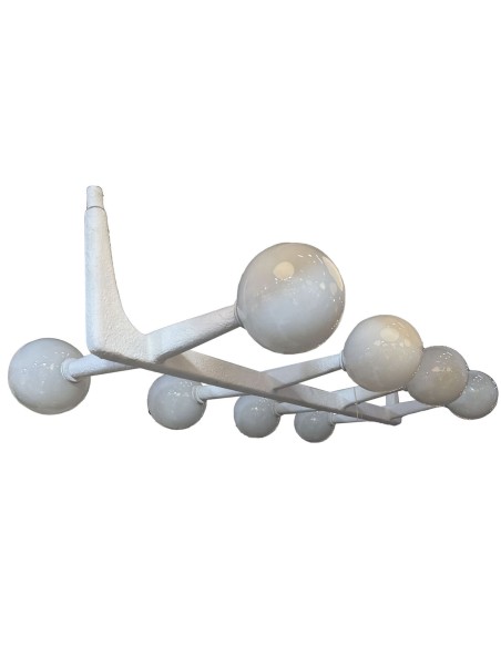 Suspension Home ESPRIT Blanc Métal Verre 110 x 45 x 23 cm