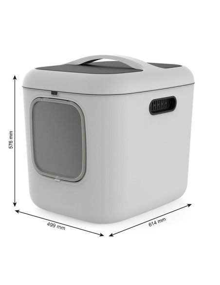 Bac à litière pour chats Rotho Biala XL Blanc Plastique