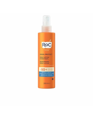 Spray Protecteur Solaire Roc Protección Solar Spf 50 Spf 50+ 200 ml Hydratant