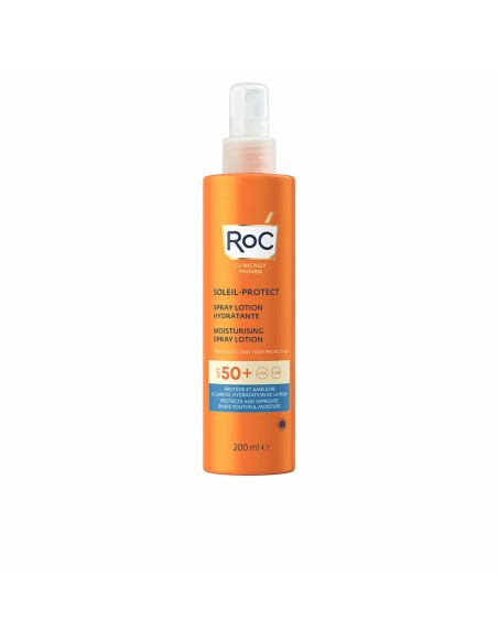 Spray Protecteur Solaire Roc Protección Solar Spf 50 Spf 50+ 200 ml Hydratant Spray Protecteur Solaire Roc Protección Solar Spf 50 Spf 50+ 200 ml Hydratant