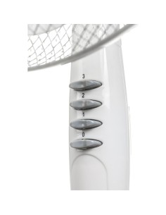 Ventilateur sur Pied Activejet WSR-40B Blanc Gris Argenté 50 W 2