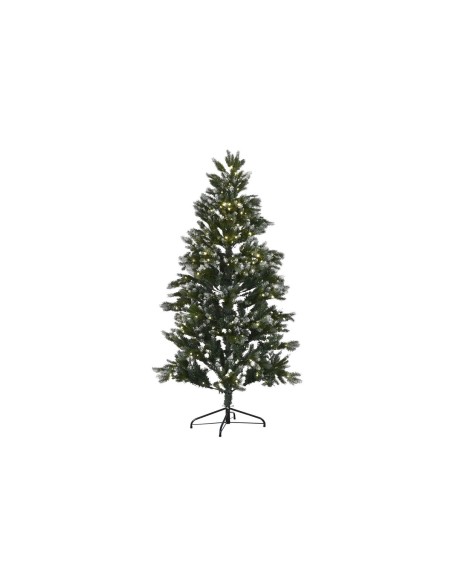 Sapin de Noël Home ESPRIT Vert Métal Polyéthylène Enneigé 120 x 120 x 180 cm