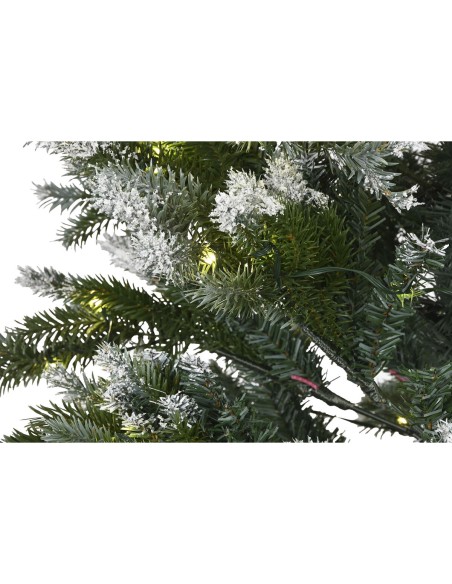 Sapin de Noël Home ESPRIT Vert Métal Polyéthylène Enneigé 120 x 120 x 180 cm